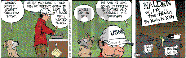 Get Fuzzy on Sunday August 10, 2003 Comic Strip