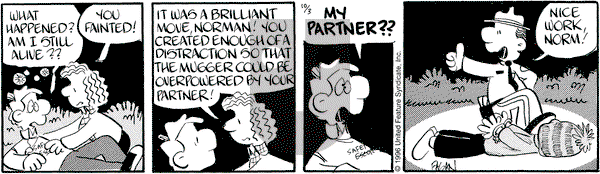 Drabble on Thursday October 3, 1996 Comic Strip