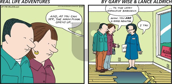 Real Life Adventures on Sunday March 23, 2014 Comic Strip