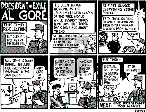 Ted Rall on Saturday August 17, 2002 Comic Strip