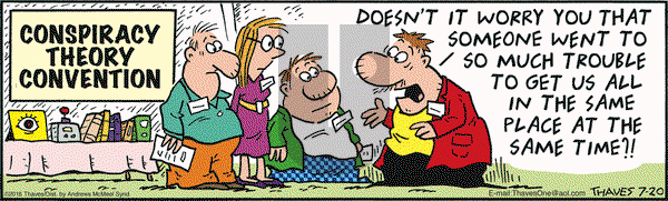Frank and Ernest on Friday July 20, 2018 Comic Strip