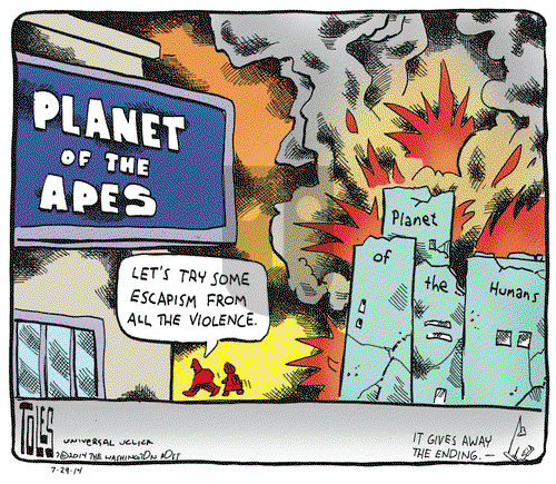 Tom Toles on Tuesday July 29, 2014 Comic Strip