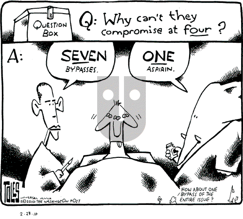Tom Toles on Tuesday February 23, 2010 Comic Strip