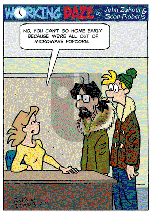 Working Daze - Tuesday February 26, 2019 Comic Strip