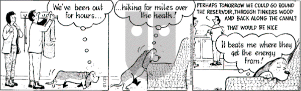 Fred Basset on Friday January 25, 2008 Comic Strip
