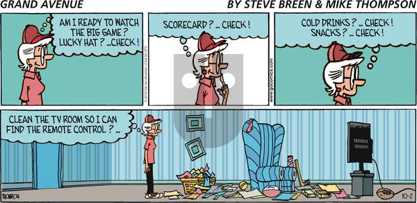 Grand Avenue on Sunday October 2, 2016 Comic Strip