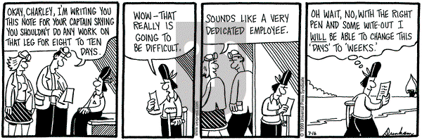Overboard on Friday July 16, 1999 Comic Strip