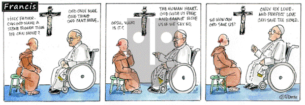 Francis on Saturday April 19, 2025 Comic Strip