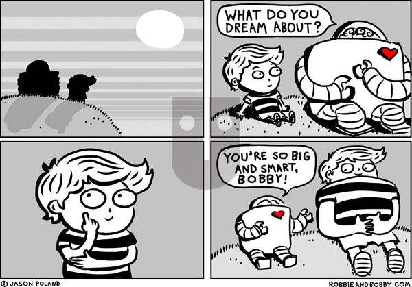 Robbie and Bobby on Saturday March 29, 2025 Comic Strip