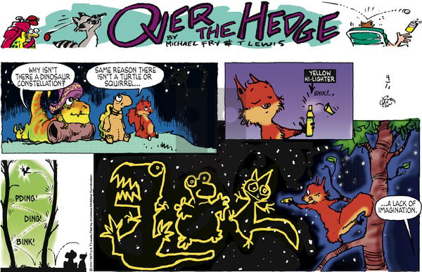 Over the Hedge on Sunday April 11, 2021 Comic Strip