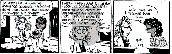 Luann on Thursday March 26, 1992 Comic Strip