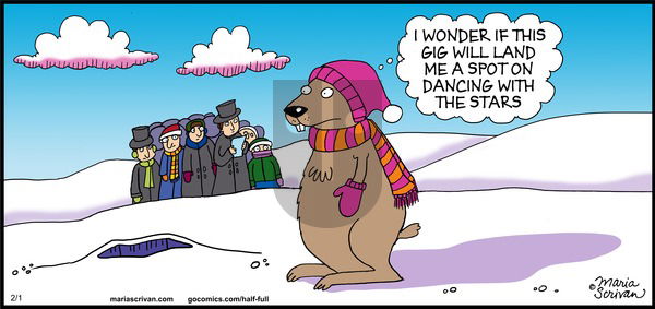 Half Full on Sunday February 1, 2015 Comic Strip
