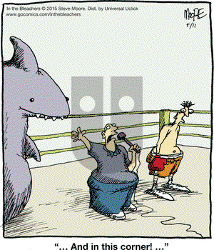 In the Bleachers on Monday May 11, 2015 Comic Strip