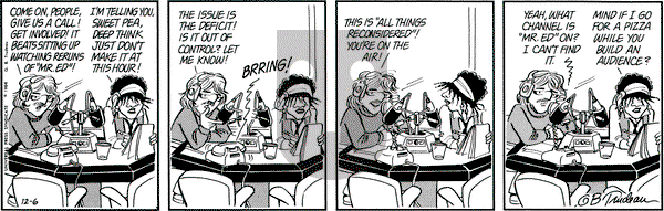 Doonesbury on Thursday December 6, 1984 Comic Strip
