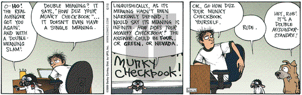 Get Fuzzy on Sunday August 30, 2009 Comic Strip