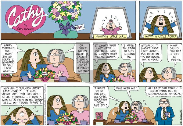 Cathy Classics on Sunday May 15, 2011 Comic Strip