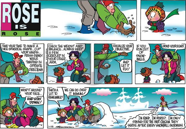 Rose is Rose on Sunday January 19, 2014 Comic Strip