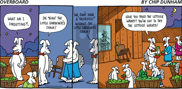 Overboard on Sunday August 7, 2011 Comic Strip