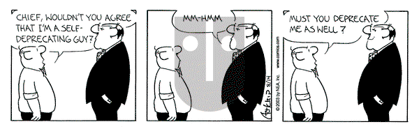 The Born Loser on Thursday August 14, 2003 Comic Strip