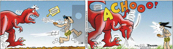Alley Oop on Monday January 14, 2013 Comic Strip