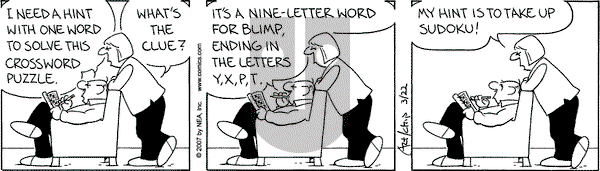 The Born Loser on Thursday March 22, 2007 Comic Strip