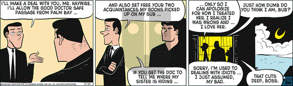 Rip Haywire on Wednesday November 21, 2018 Comic Strip