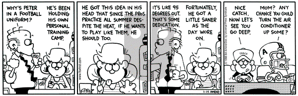 FoxTrot on Saturday July 25, 1998 Comic Strip