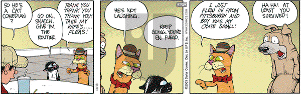 Get Fuzzy on Thursday November 13, 2003 Comic Strip