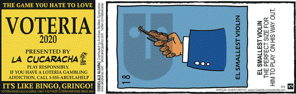 La Cucaracha on Tuesday August 4, 2020 Comic Strip