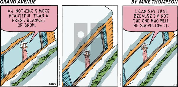 Grand Avenue on Sunday December 1, 2019 Comic Strip