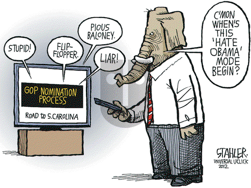 Jeff Stahler on Thursday January 12, 2012 Comic Strip