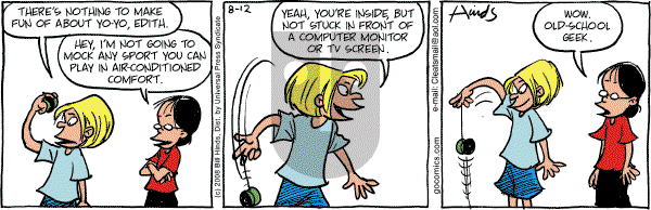Cleats - Tuesday August 12, 2008 Comic Strip