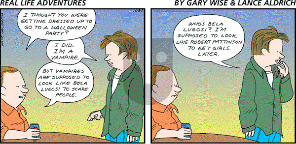 Real Life Adventures on Sunday October 30, 2011 Comic Strip
