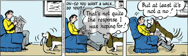 Fred Basset on Friday January 25, 2019 Comic Strip