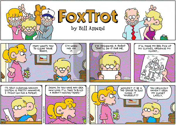 FoxTrot on Sunday October 14, 2007 Comic Strip