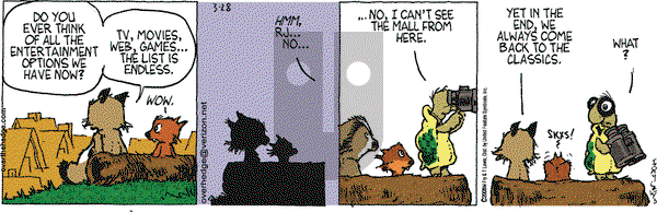 Over the Hedge on Friday March 28, 2008 Comic Strip
