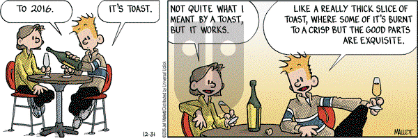 Frazz on Saturday December 31, 2016 Comic Strip