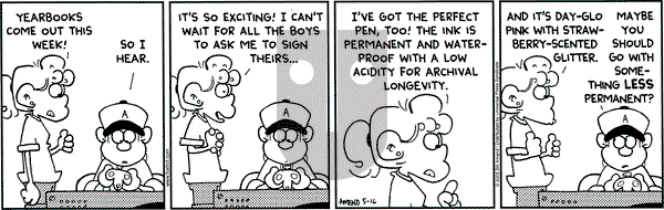 FoxTrot on Monday May 16, 2005 Comic Strip