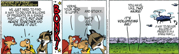 Over the Hedge on Thursday December 19, 2013 Comic Strip