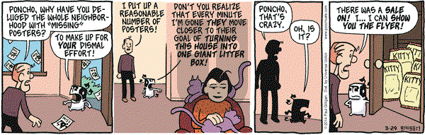 Pooch Cafe on Saturday March 29, 2014 Comic Strip