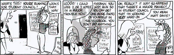 Luann on Wednesday October 28, 1992 Comic Strip