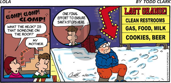 Lola on Sunday December 23, 2018 Comic Strip