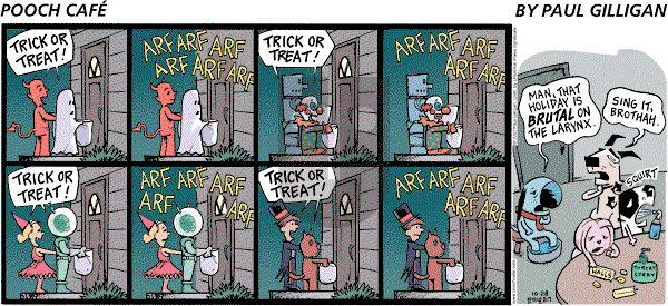 Pooch Cafe on Sunday October 28, 2007 Comic Strip