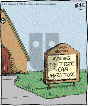 In the Bleachers on Friday August 26, 2011 Comic Strip