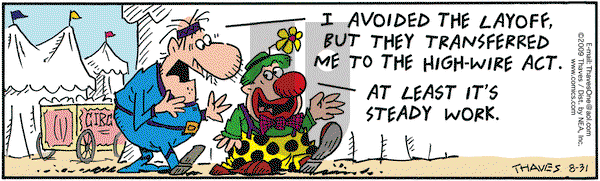 Frank and Ernest on Monday August 31, 2009 Comic Strip