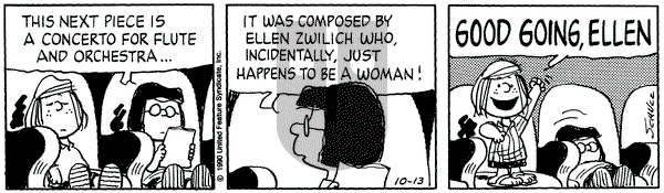 Peanuts on Saturday October 13, 1990 Comic Strip