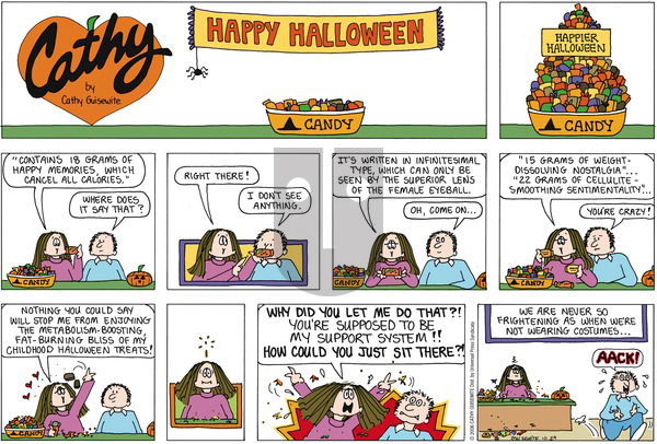 Cathy Classics on Sunday October 29, 2006 Comic Strip
