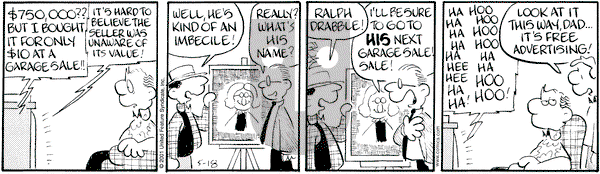 Drabble on Friday May 18, 2001 Comic Strip