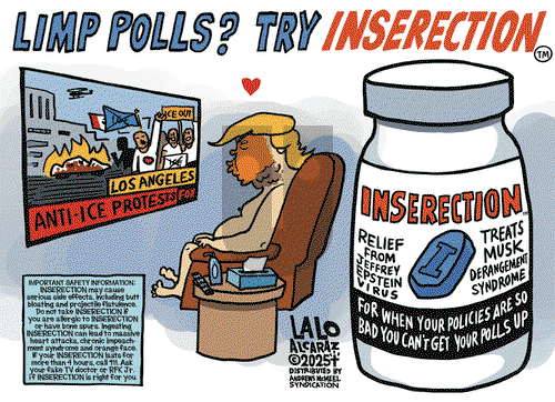 Lalo Alcaraz on Monday June 9, 2025 Comic Strip