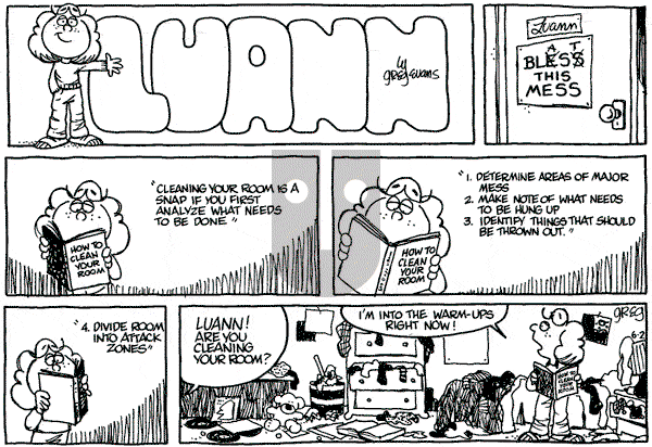 Luann on Sunday June 2, 1985 Comic Strip